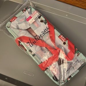 Thirty One Tiny Utility Tote - Holiday Cafe